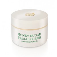 GOLDEN GREEN NATURE Scrub facial cu zahăr și miere cu vitamine 50ml